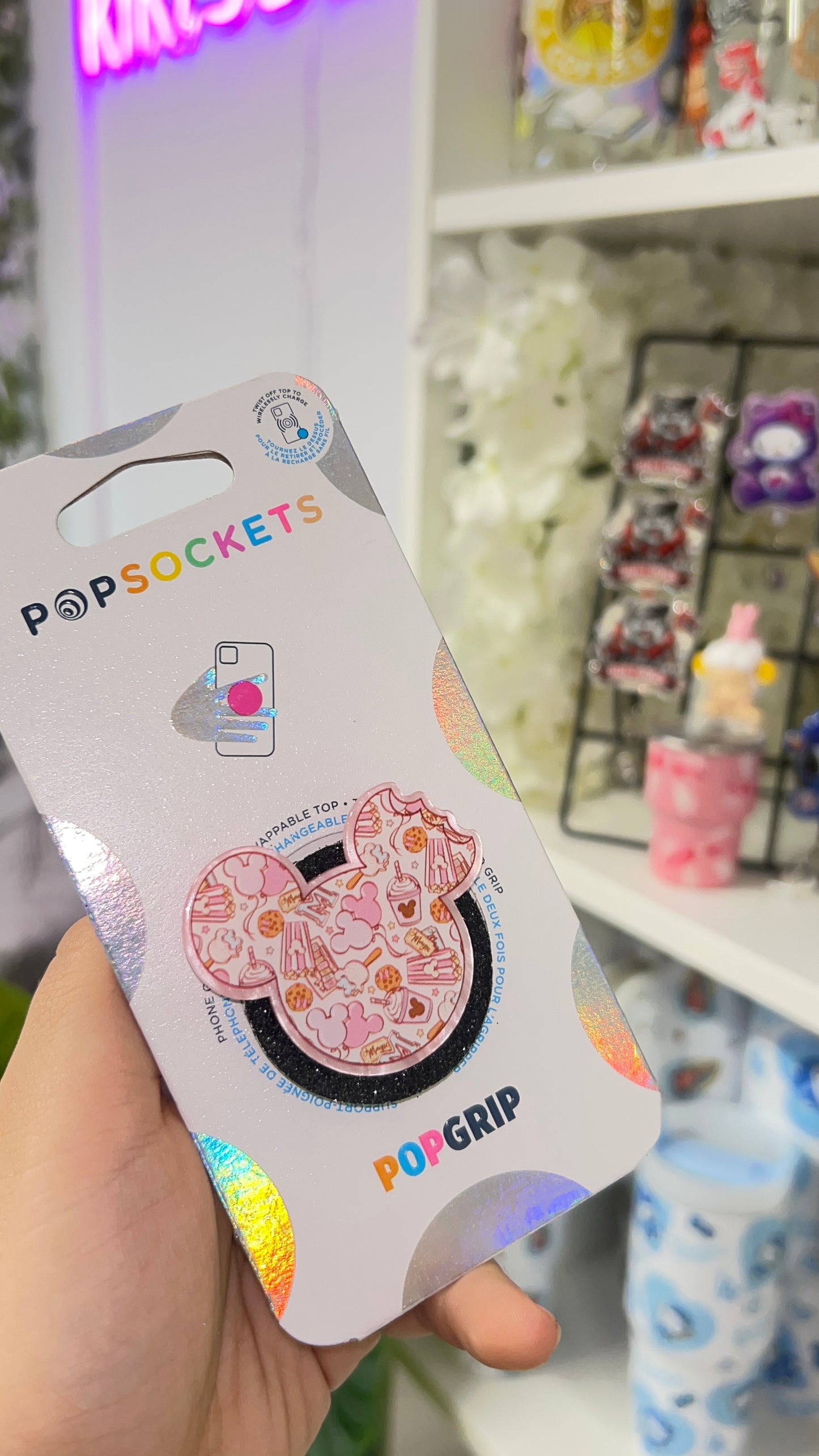 Cookies and Cream Minnie Popsocket