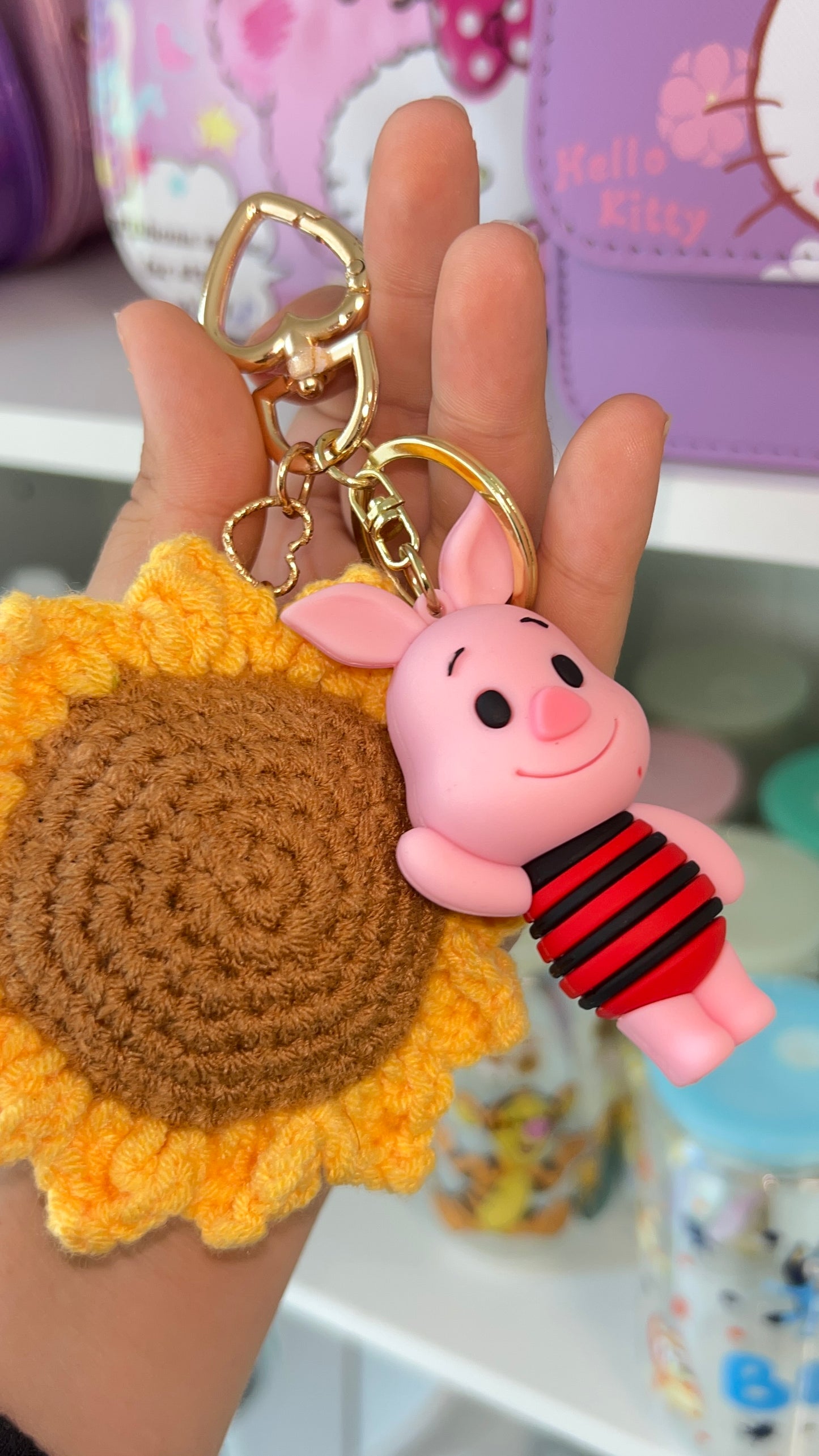 Honey & Sunflowers Keychain