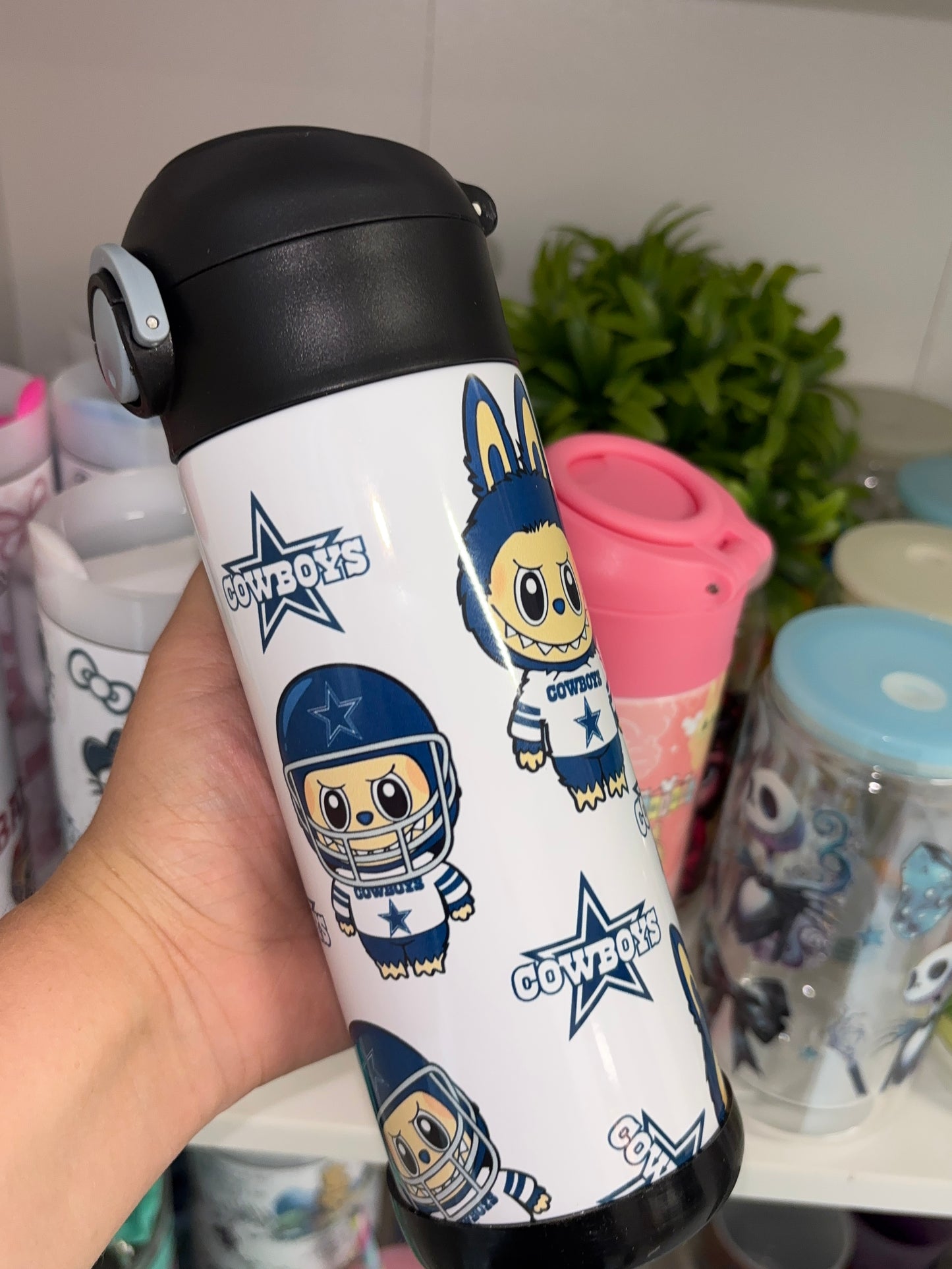 Cowboys X Labubu Kids Tumbler