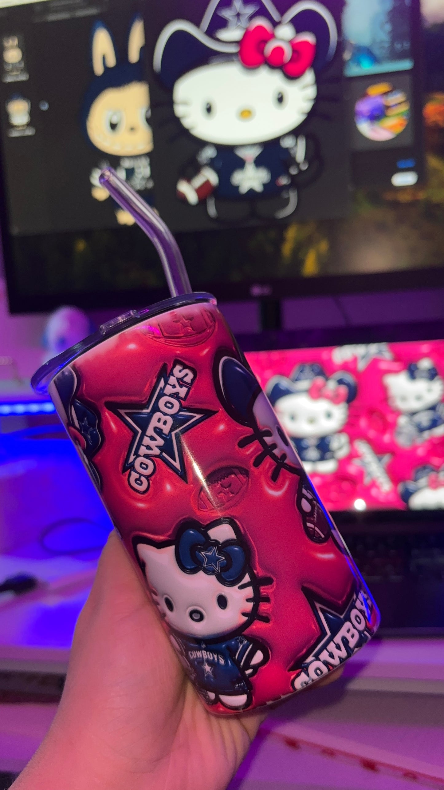 Hello Kitty x Cowboys 12 oz Mini Tumbler