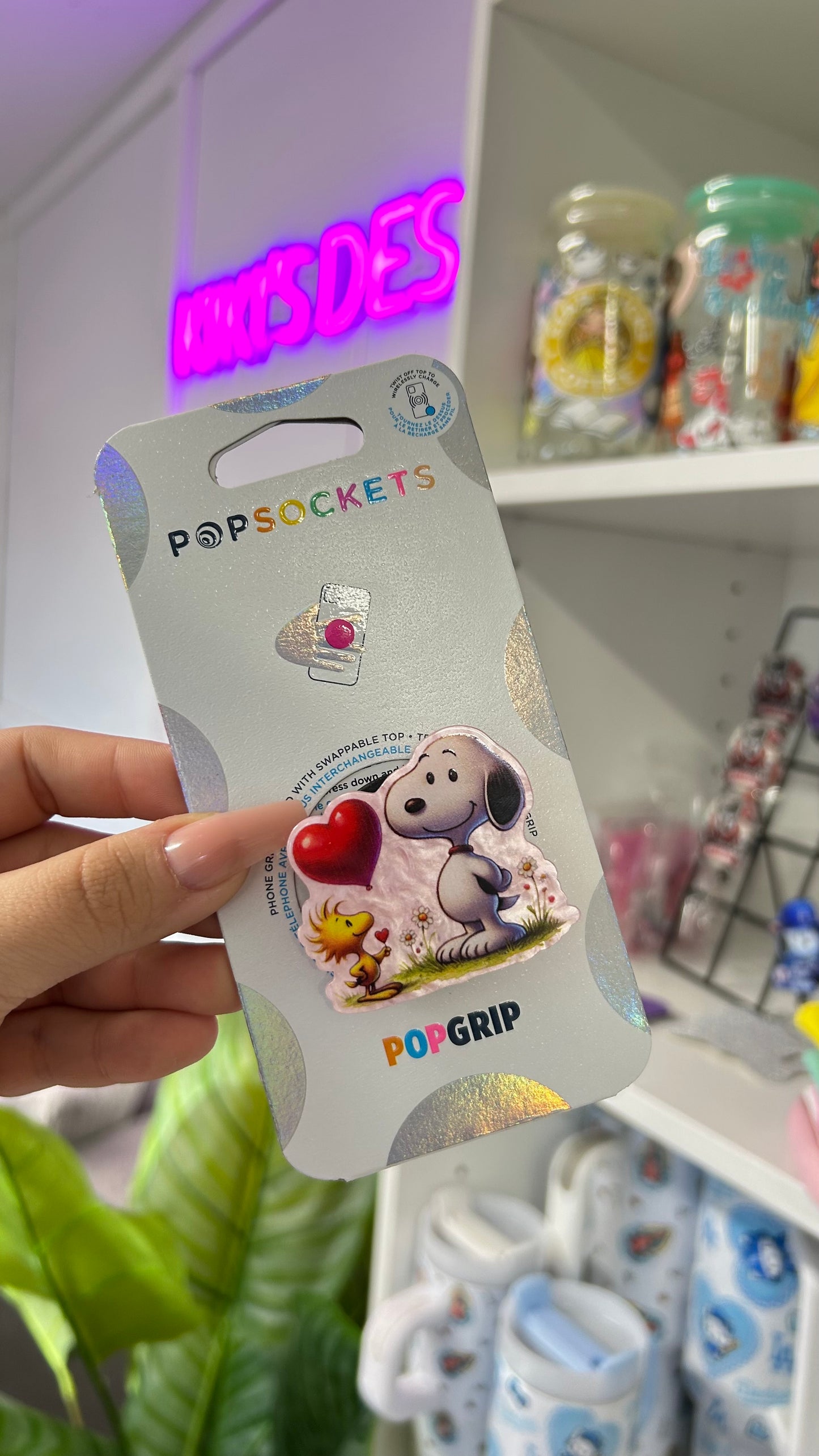 Snoopy & Woodstock Love Popsocket