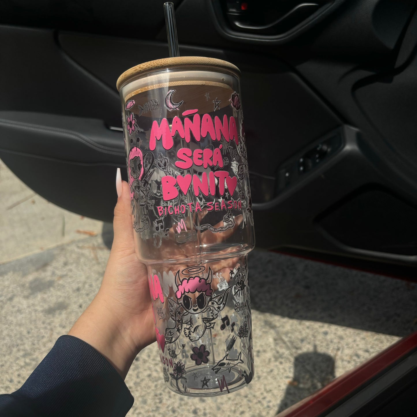 Bichota 40 oz Glass Tumbler