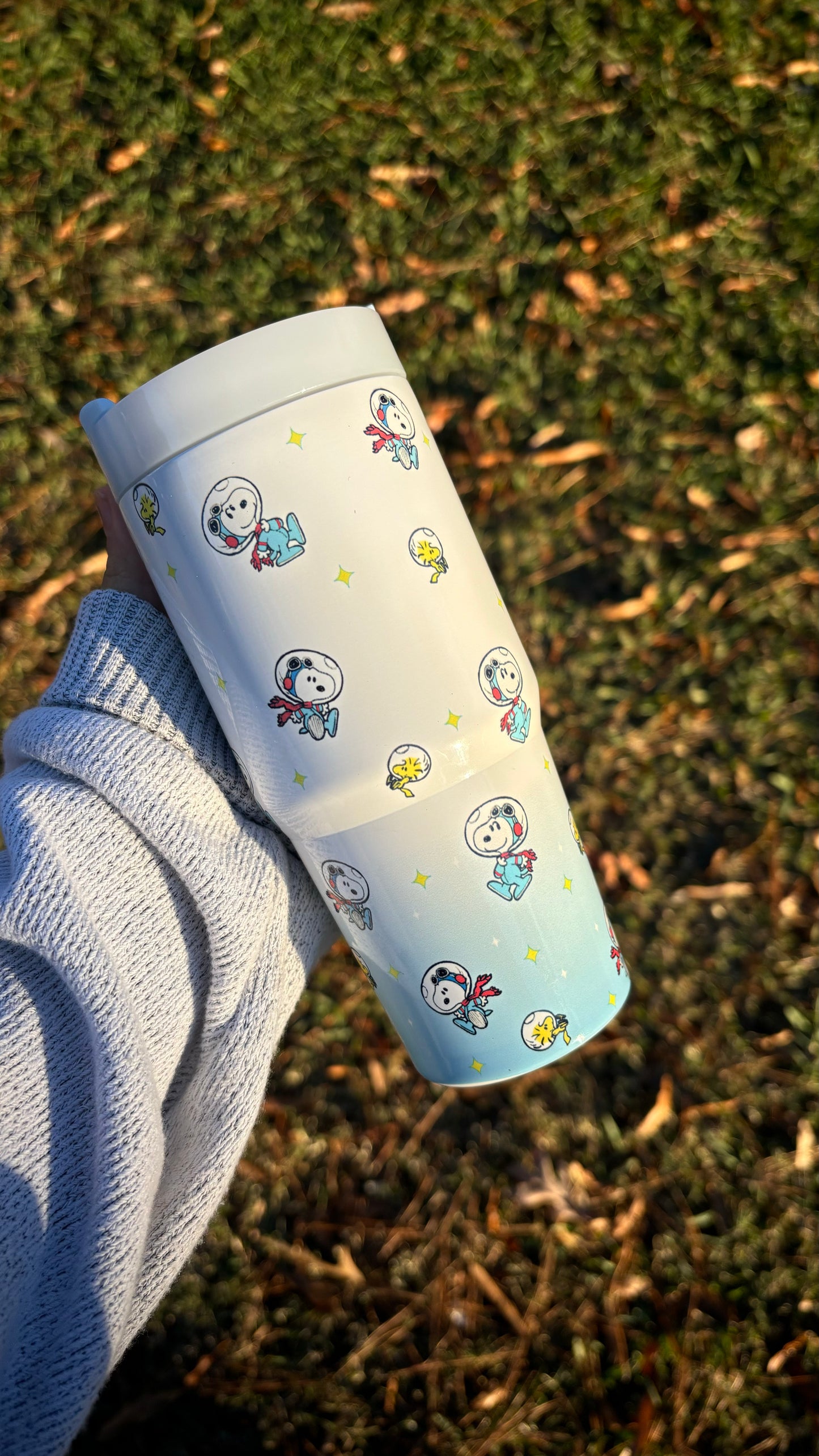 Space Snoopy 14 oz Tumbler