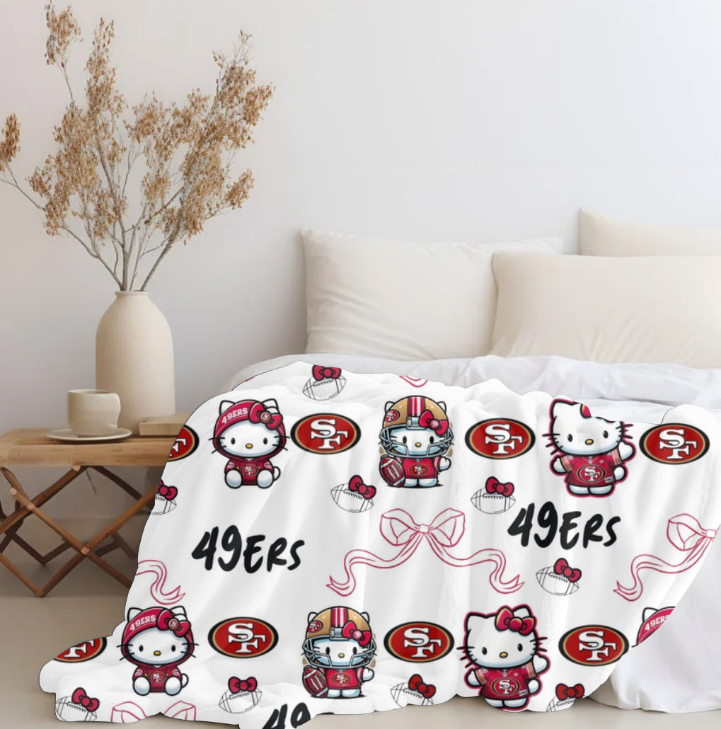 49ers x HK Plush Blanket