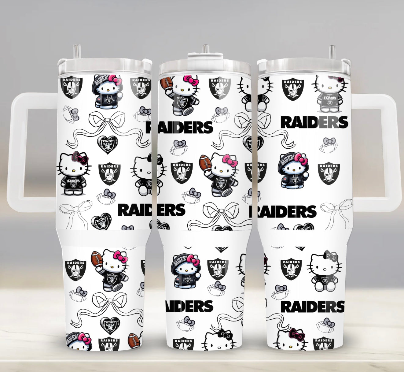Hello Kitty x Raiders 40 oz Tumbler