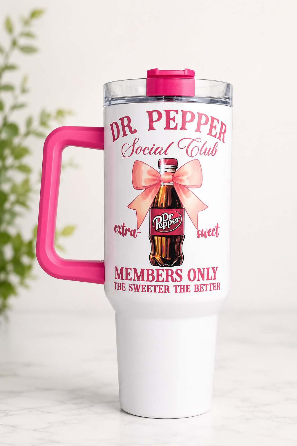 Dr. Pepper 40 oz tumbler