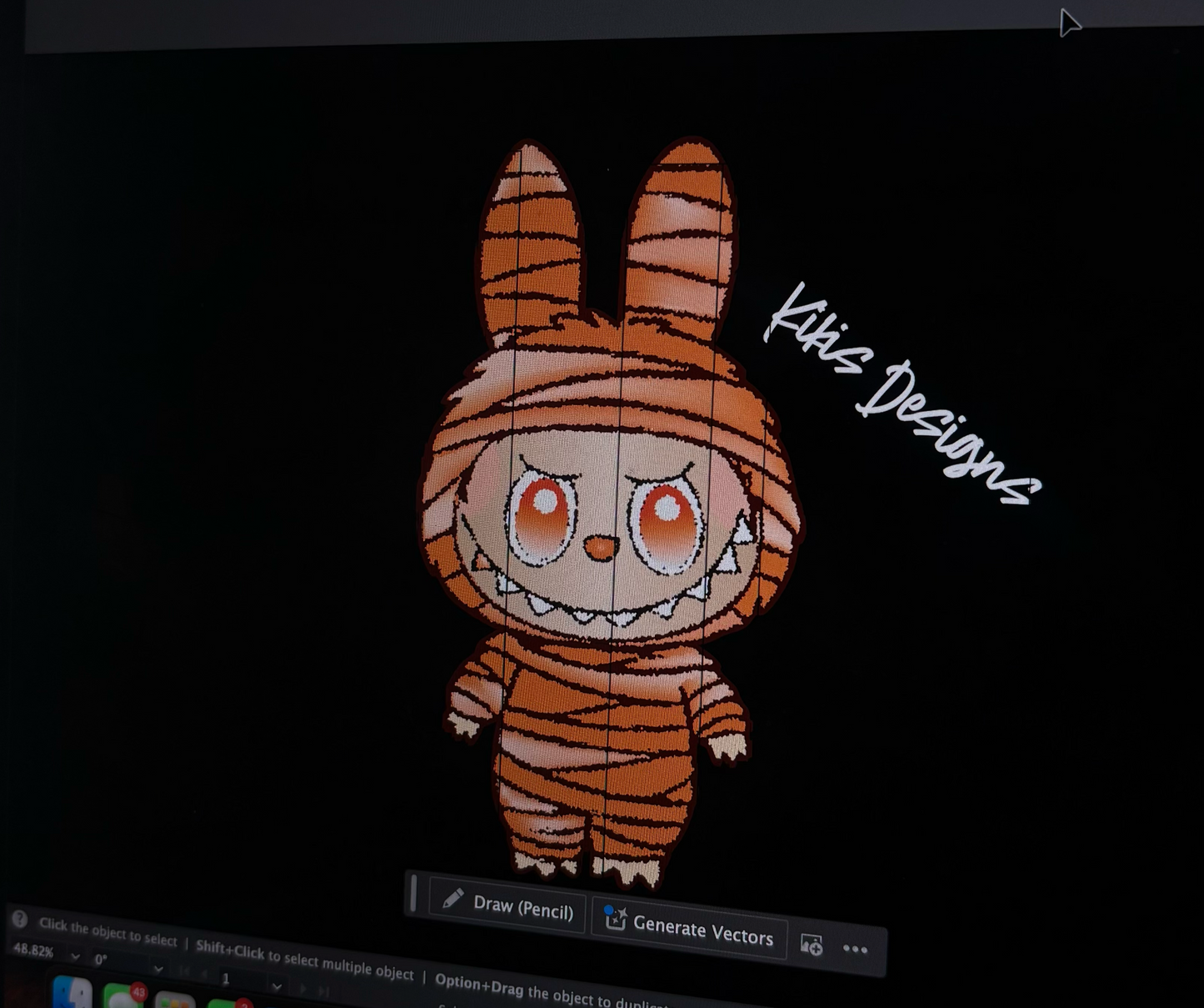 Halloween Labubu: Mummified Energy | Happiness | Digital Download