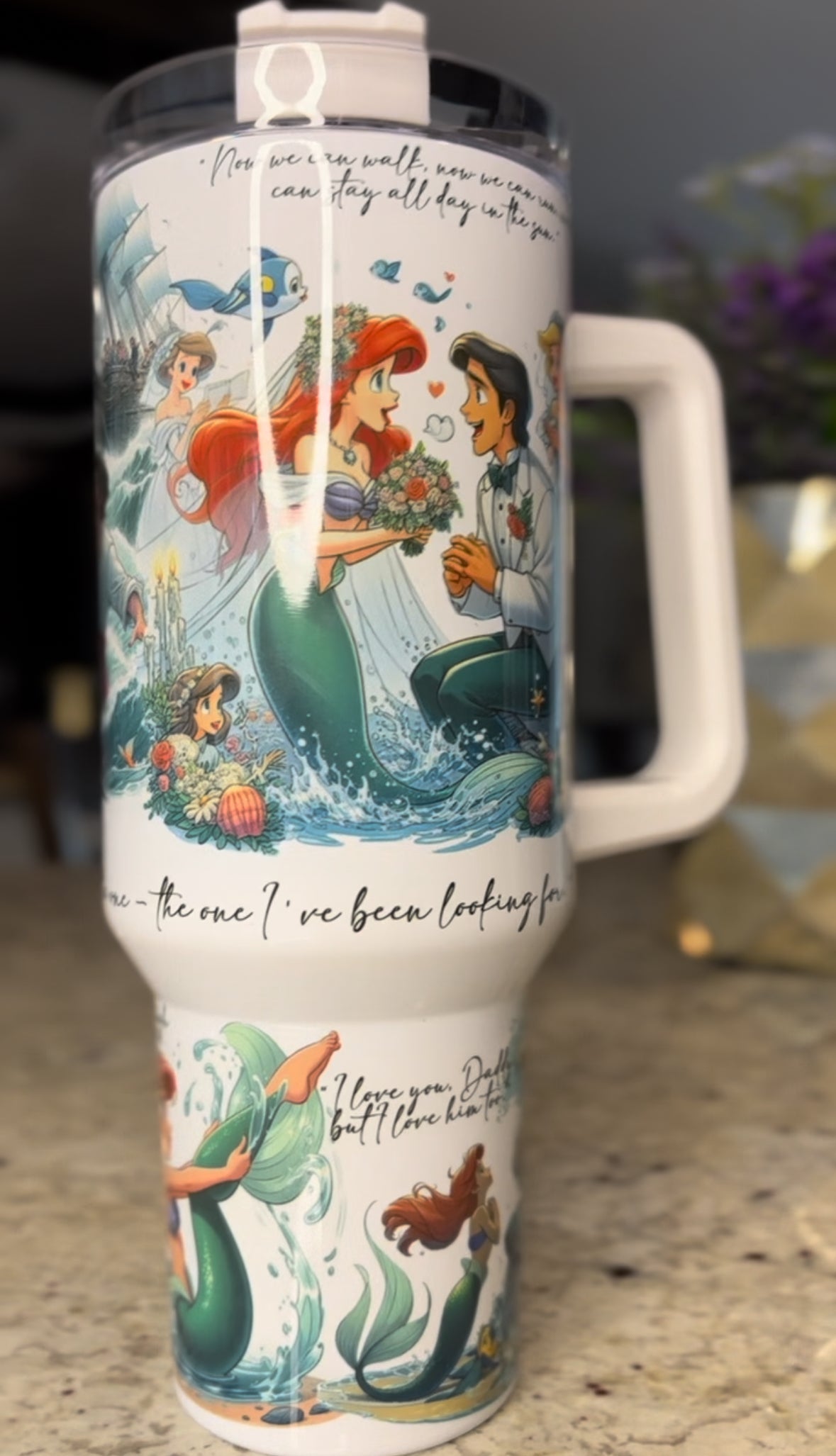Little Mermaid 40 oz Tumbler
