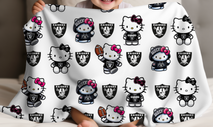 Raiders x HK Plush Blanket