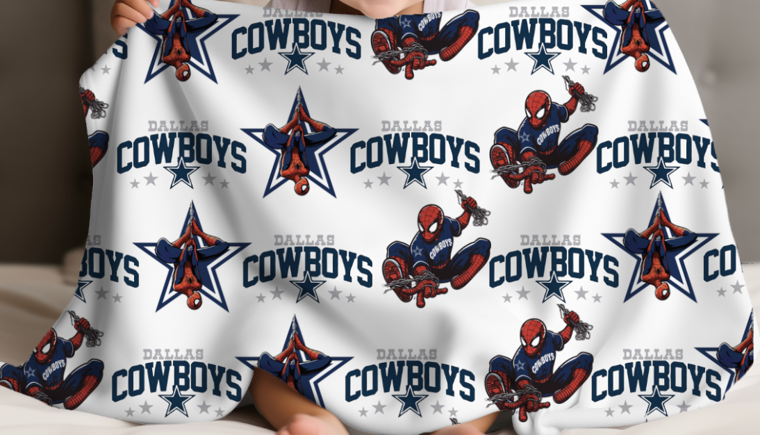 Cowboy x Spidey Plush Blanket