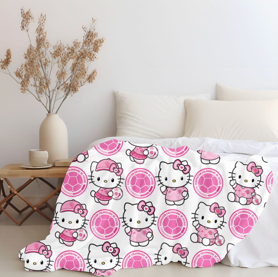 Hello Kitty x Colombia Plush Blanket