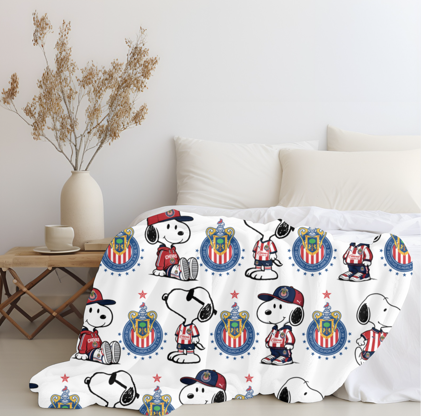 Snoopy x Chivas Plush Blanket