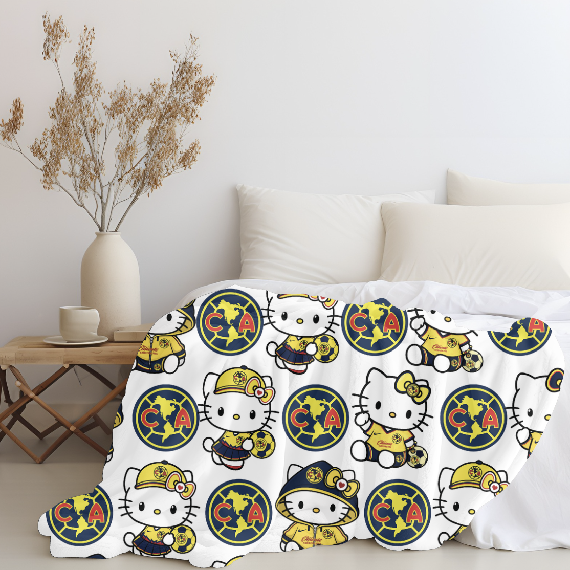 Hello America Plush Blanket