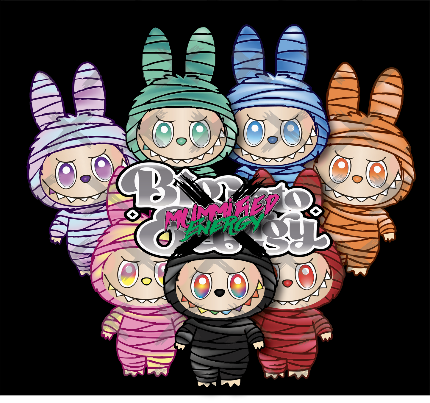 Halloween Labubu: Mummified Energy| Full Character Bundle | Digital Download