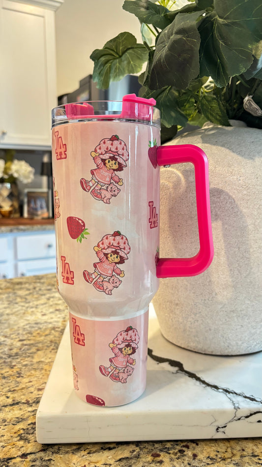 Strawberry Shortcake x LA 40 oz tumbler