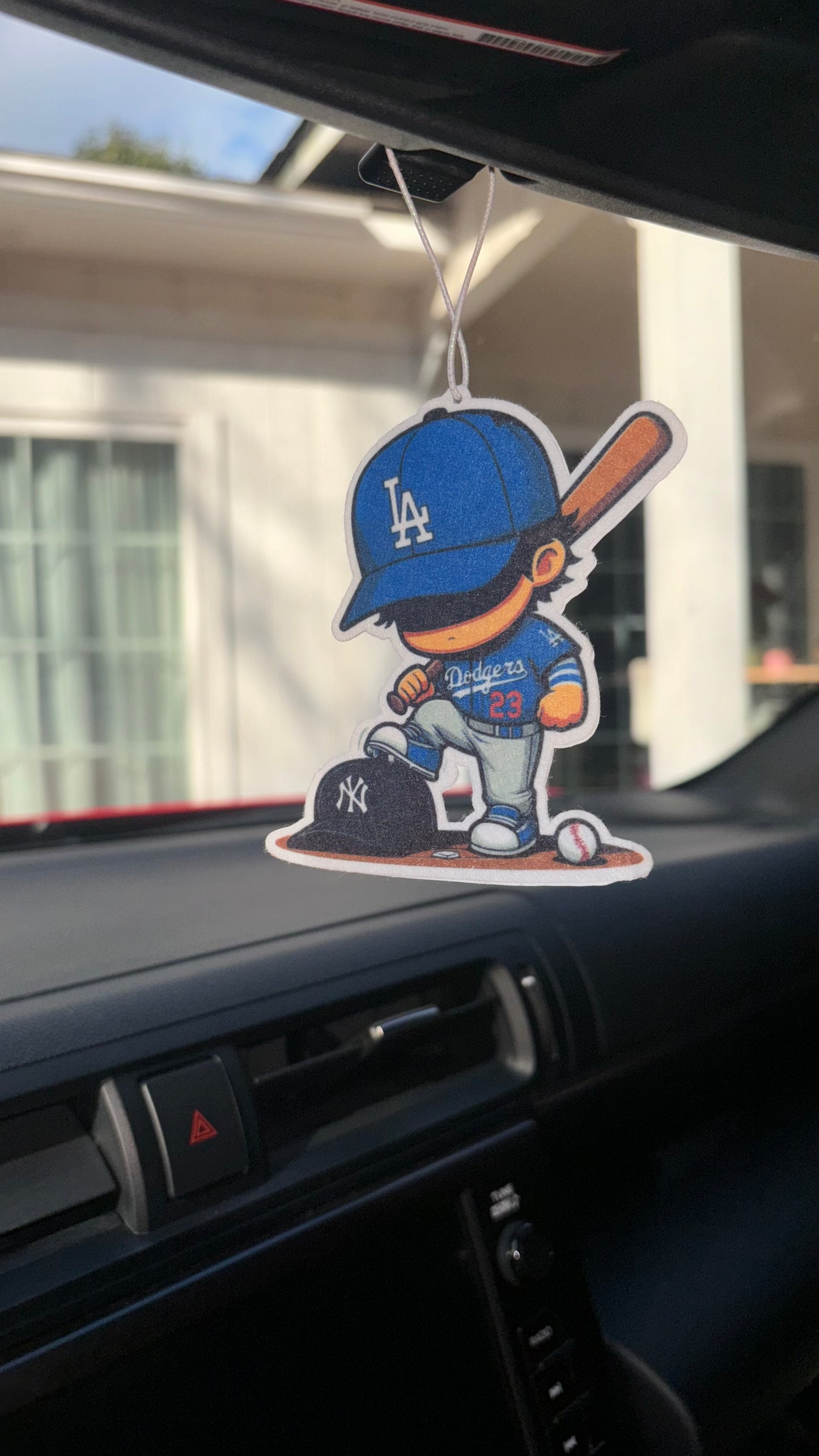 Dodgers vs Yankees Car Air Freshener