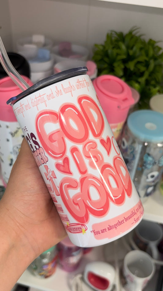 God Is Good 12 oz Mini Tumbler