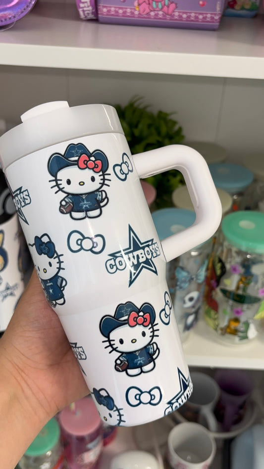 Cowboys X Hello Kitty 14 oz Mini Tumbler