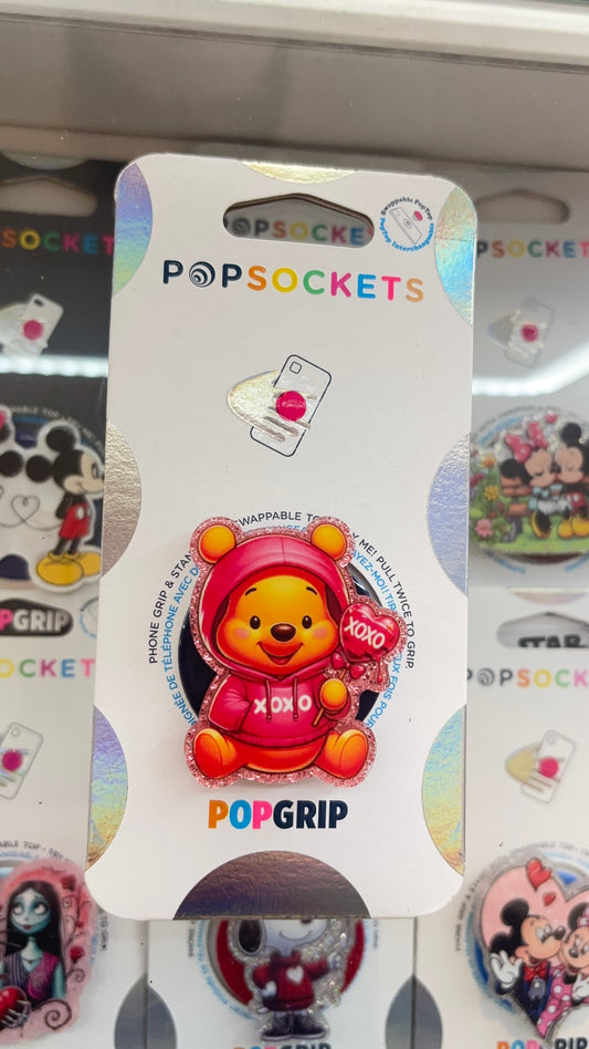 Pooh Bear Love PopSocket