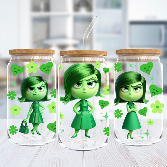 Inside Out: Disgust | Glass Can Wrap | Digital Download |