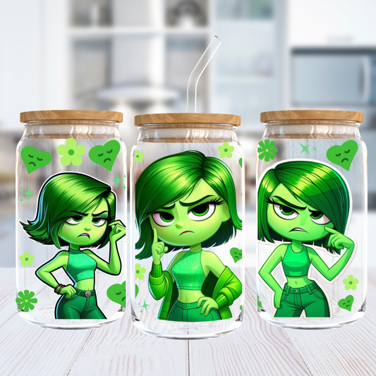 Inside Out: Disgust | Glass Can Wrap | Digital Download |