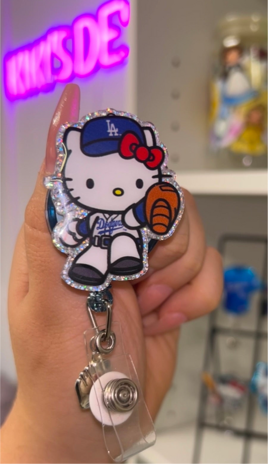 Hello Kitty Dodgers Badge Reel