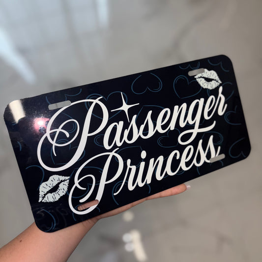 Passenger Princess Car Tag | License Plate