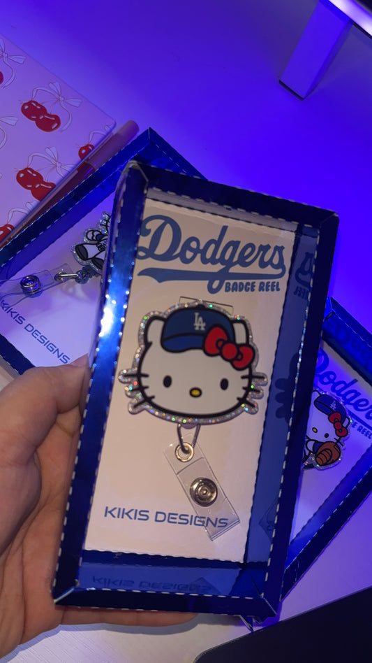 Dodgers x Hello Kitty Badge Reel