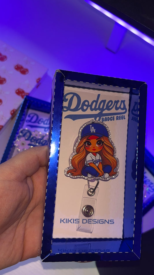 Dodger Girl Badge Reel