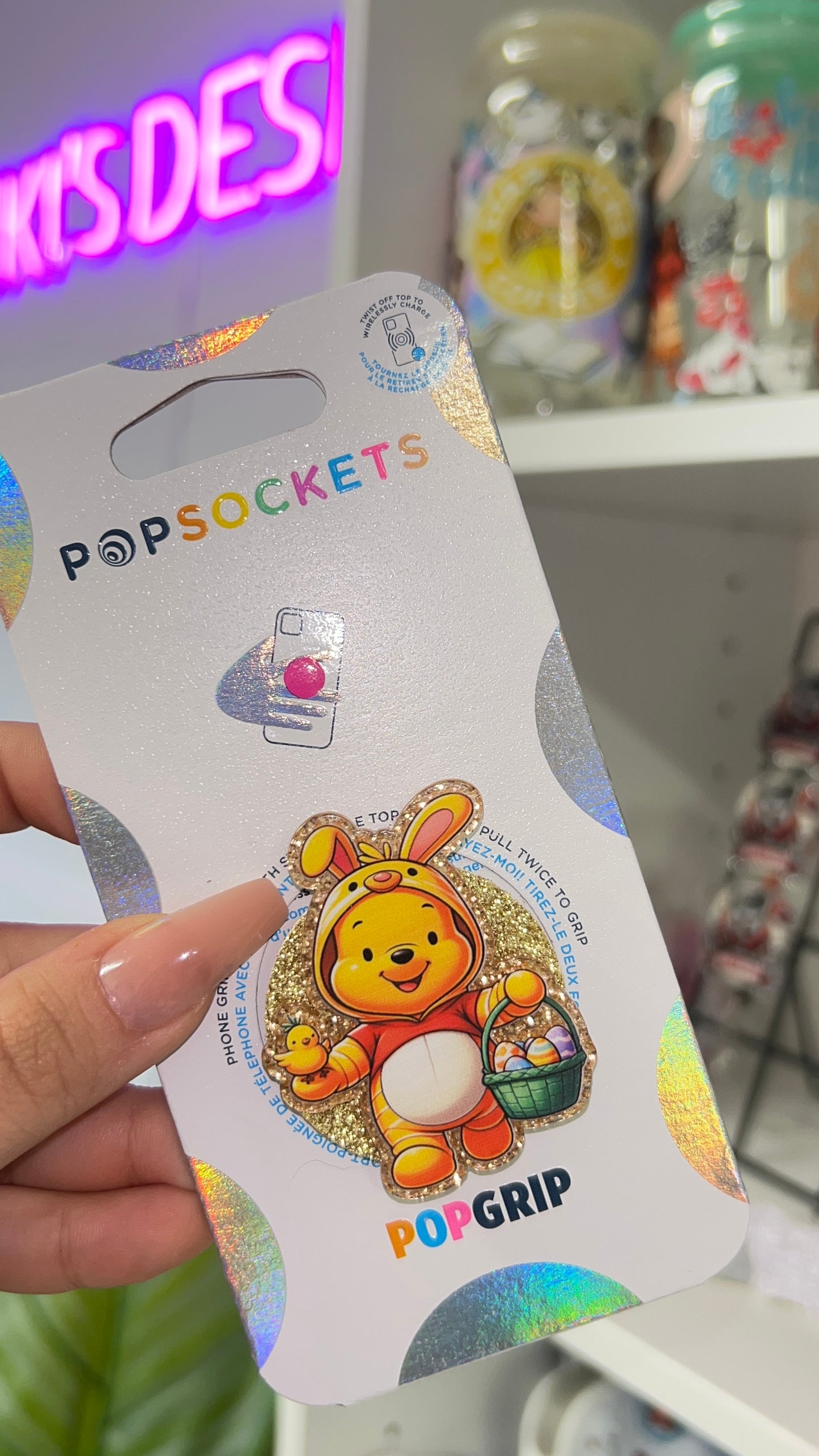 Winnie the Pooh Easter Popsocket