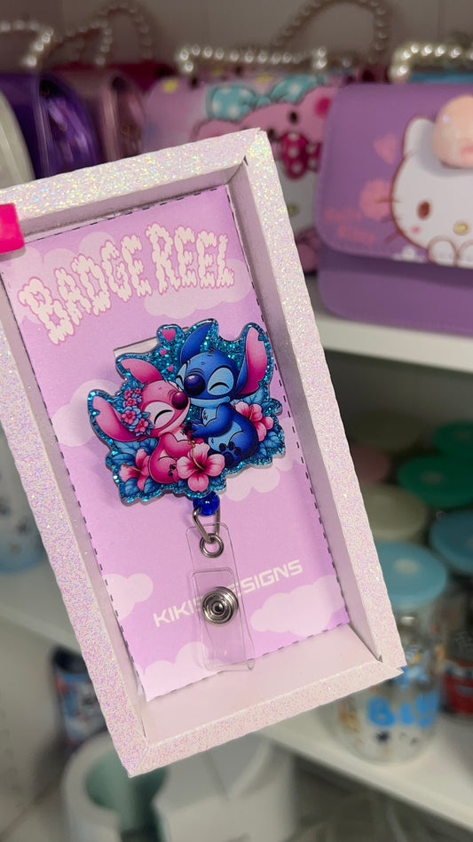 Stitch and Angel Badge Reel