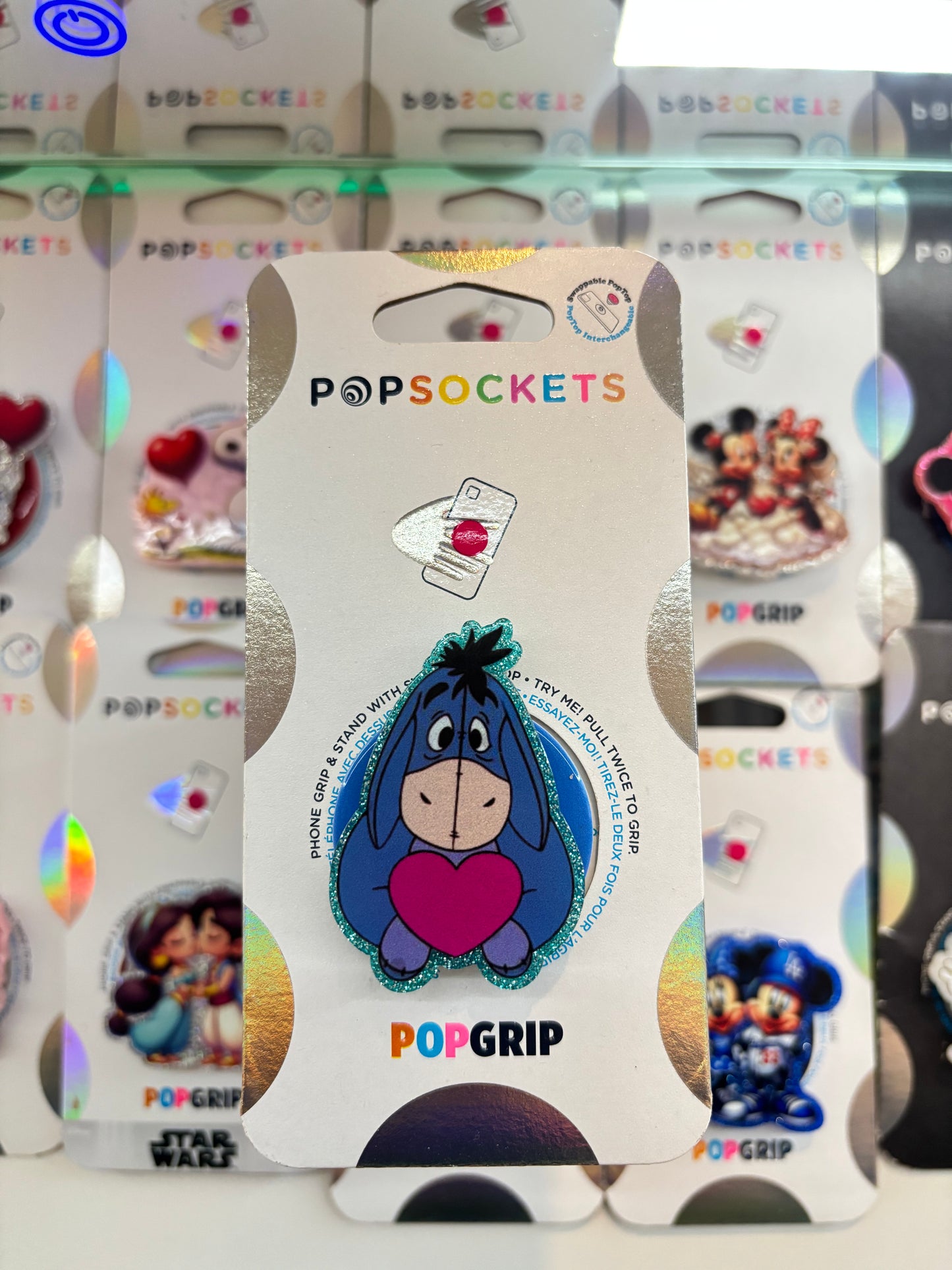 Eeyore Valentine PopSocket