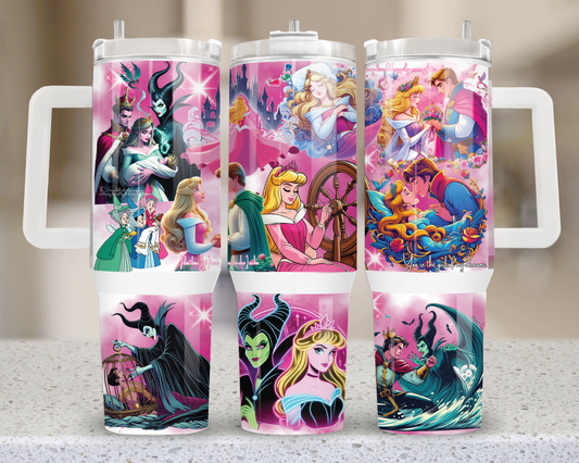 40 oz Tumbler Wrap: Princess Auroras Journey | Digital Download