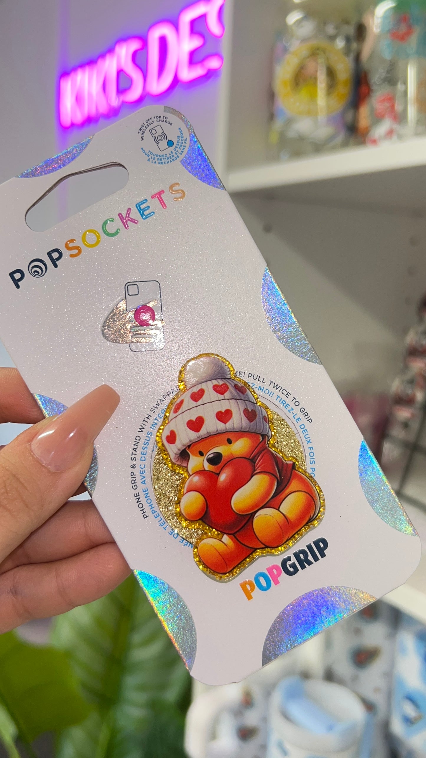 Pooh Love Popsocket