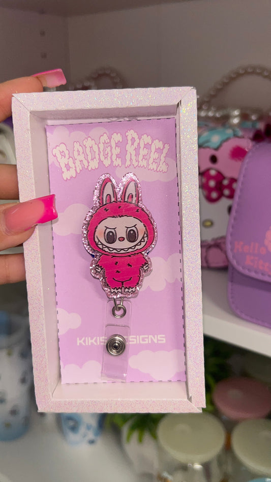 Labubu Badge Reel