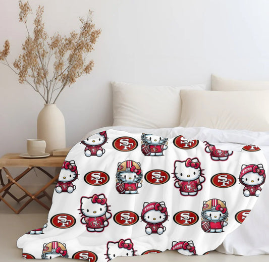 49ers x HK Plush Blanket