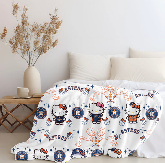 Hello Kitty X ASTROS Plush Blanket