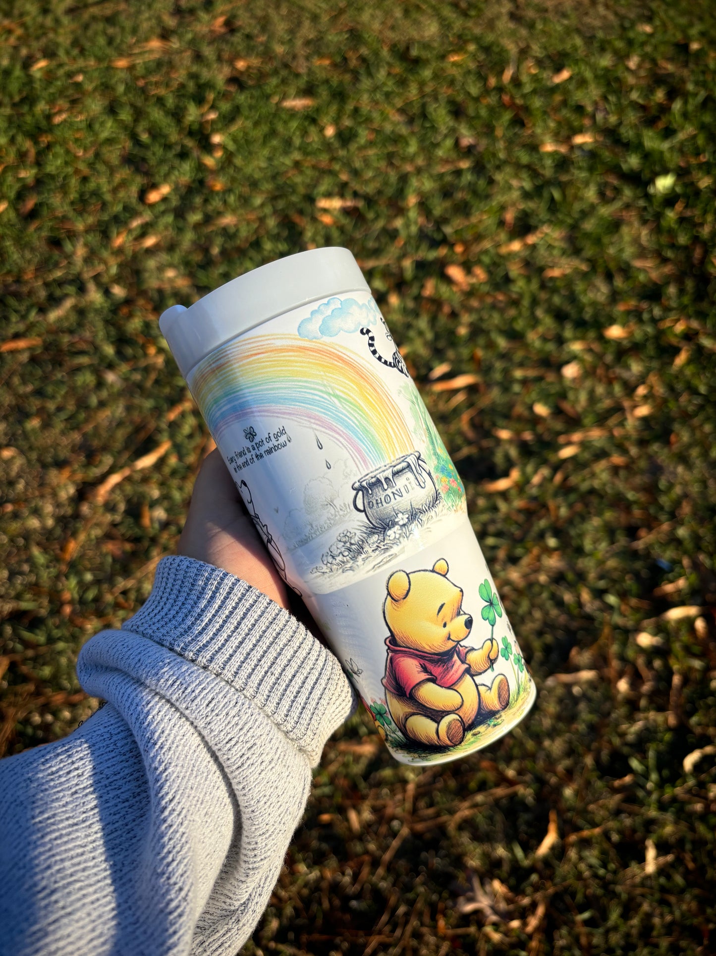 Lucky Pooh 14 oz Tumbler