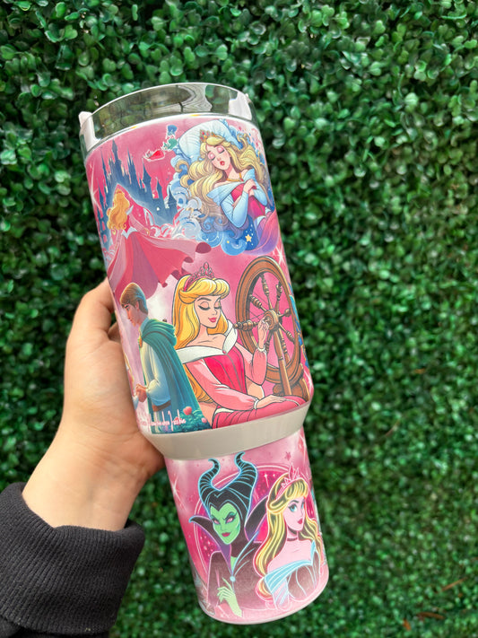 Sleeping Beauty 40 oz tumbler