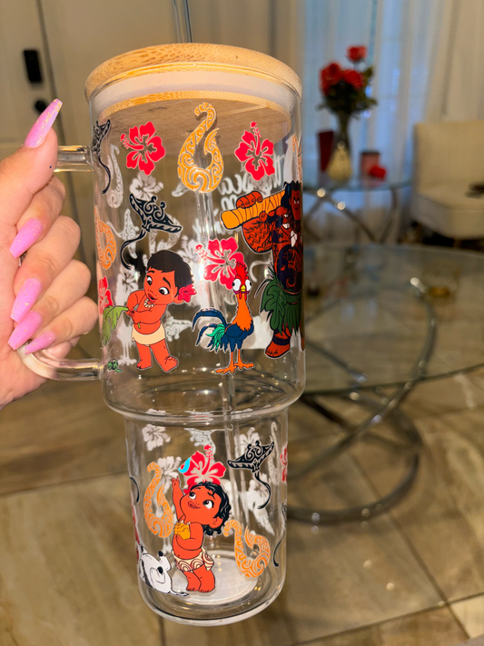 Moana 40 oz Glass Tumbler