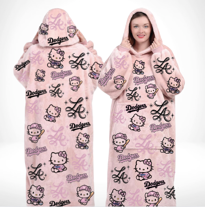 Hello Kitty x Dodgers Blanket Hoodie