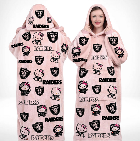 Hello Kitty x Raiders Blanket Hoodie