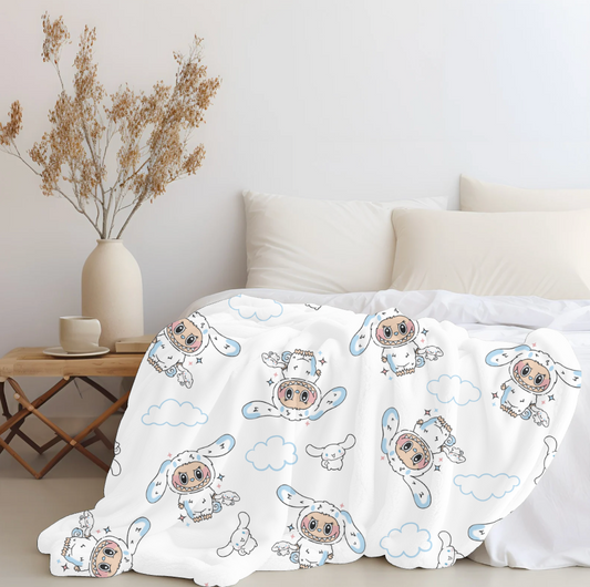Labubu x Cinnamoroll Plush Blanket