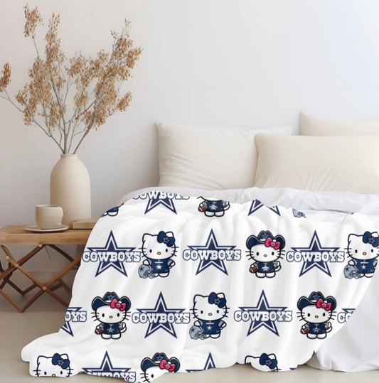 Cowboy x HK Plush Blanket