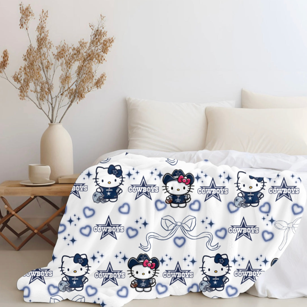 Cowboy x HK Plush Blanket