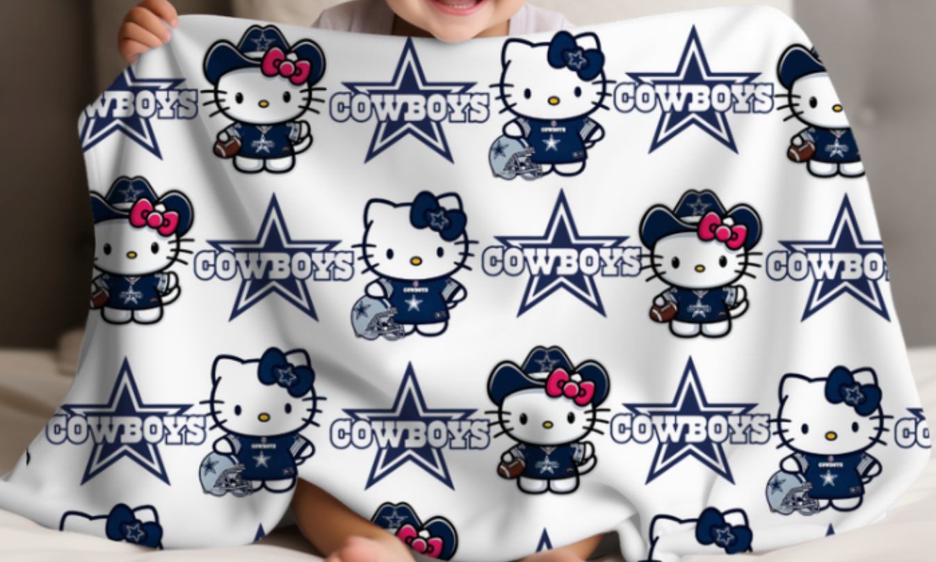 Cowboy x HK Plush Blanket