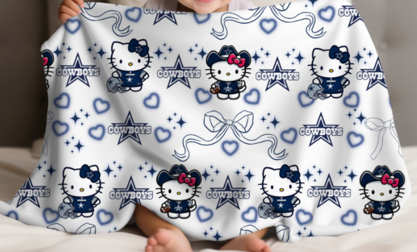 Cowboy x HK Plush Blanket