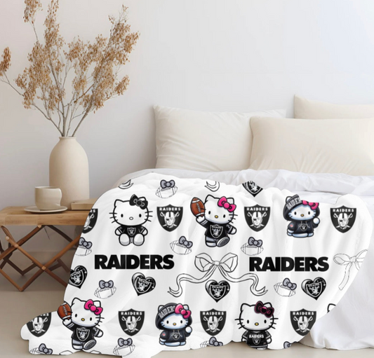 Raiders x HK Plush Blanket