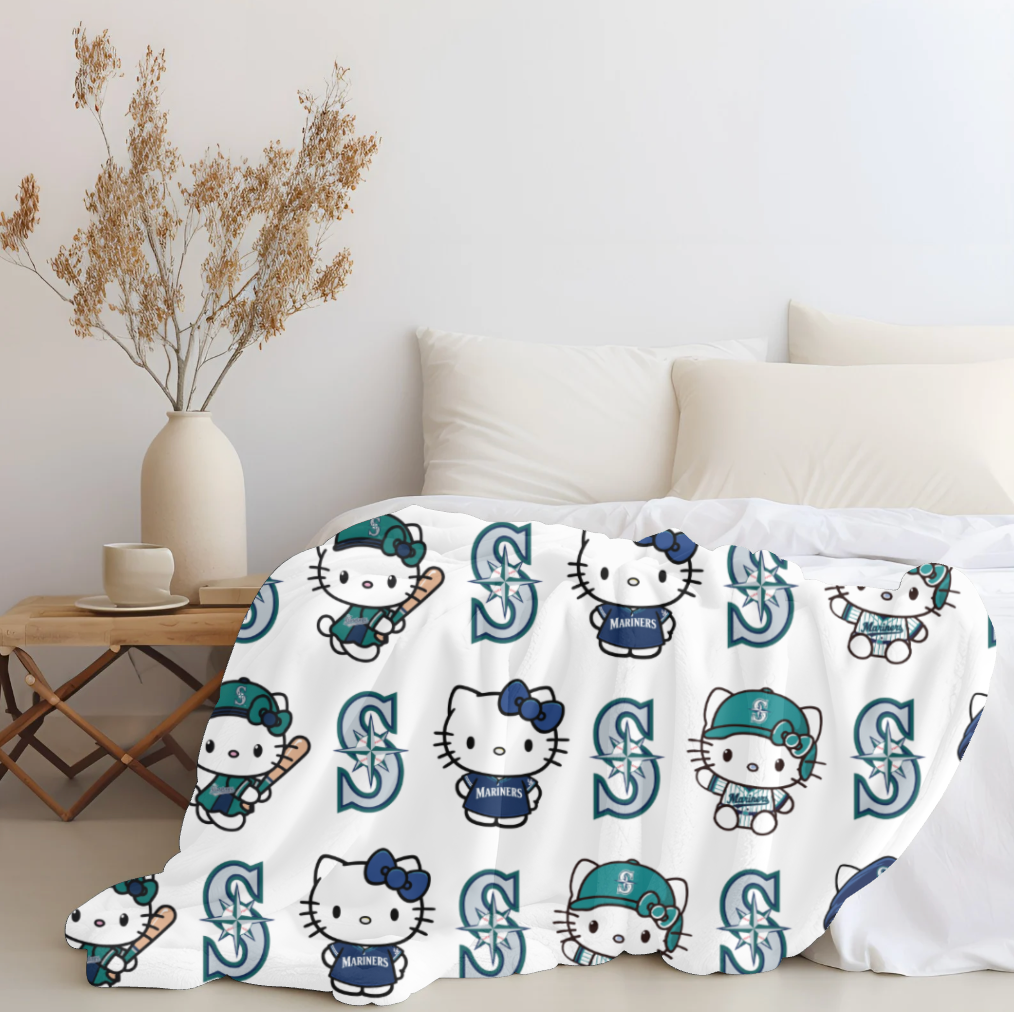 Seattle Mariners x HK Plush Blanket