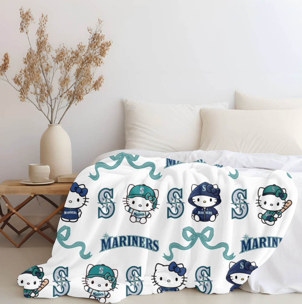 Seattle Mariners x HK Plush Blanket
